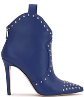 Jessica Simpson Pixillez Leather Stiletto Studded Western Booties