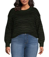 Jessica Simpson Plus Portia Cropped Sweater