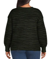 Jessica Simpson Plus Portia Cropped Sweater