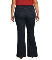 Jessica Simpson Plus Size High Rise Pull-On Flare Jeans