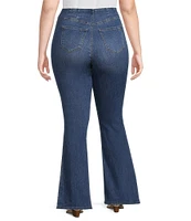 Jessica Simpson Plus Size High Rise Pull-On Flare Jeans