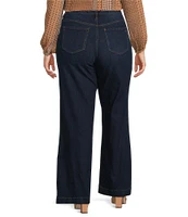 Jessica Simpson Plus Size True Love Wide Leg High Rise Jeans