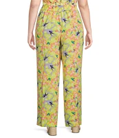 Jessica Simpson Plus Winnie High Rise Wide Leg Pants