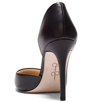 Jessica Simpson Prizma Leather d'Orsay Pumps