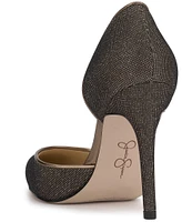 Jessica Simpson Prizma Metallic D'Orsay Pumps