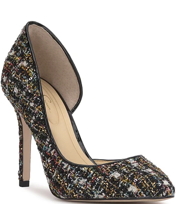 Jessica Simpson Prizma Tweed D'Orsay Pumps