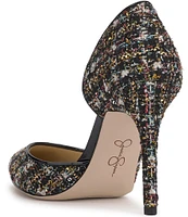 Jessica Simpson Prizma Tweed D'Orsay Pumps