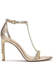 Jessica Simpson Qiven Chain T-Strap Dress Sandals