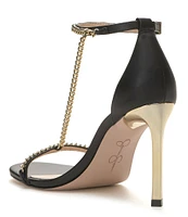 Jessica Simpson Qiven Chain T-Strap Dress Sandals