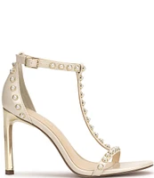 Jessica Simpson Qylla Pearl T-Strap Dress Sandals