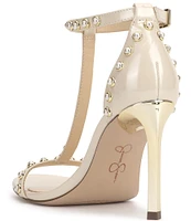 Jessica Simpson Qylla Pearl T-Strap Dress Sandals