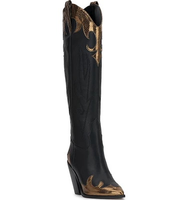 Jessica Simpson Rhetta Flame Western Tall Boots