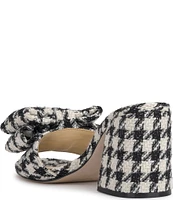 Jessica Simpson Romilda Houndstooth Bow Sandals