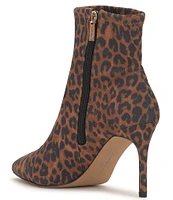 Jessica Simpson Semaja Leopard Print Pointed Toe Booties