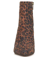 Jessica Simpson Semaja Leopard Print Pointed Toe Booties