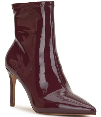 Jessica Simpson Semaja Patent Pointed Toe Booties