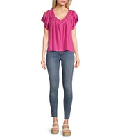 Jessica Simpson Serenity Raglan-Sleeve Blouse