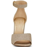 Jessica Simpson Sherron Ankle Strap Block Heel Sandals