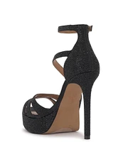 Jessica Simpson Shyremin Rhinestone Platform Strappy Dress Sandals