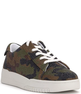 Jessica Simpson Silesta Camo Rhinestone Embellished Platform Sneakers