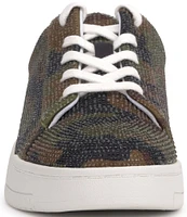 Jessica Simpson Silesta Camo Rhinestone Embellished Platform Sneakers