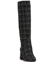 Jessica Simpson Skyeth Sparkle Tweed Tall Boots