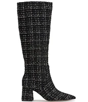 Jessica Simpson Skyeth Sparkle Tweed Tall Boots