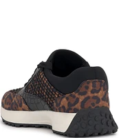 Jessica Simpson Tameranne Leopard Print Rhinestone Platform Sneakers