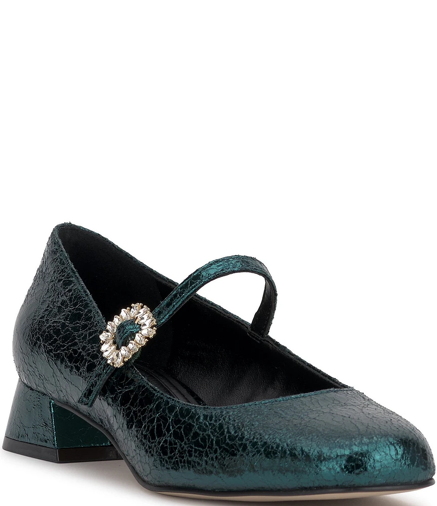 Jessica Simpson Treen Crackle Mary Jane Pumps