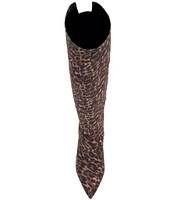 Jessica Simpson Verity Leopard Print Over The Knee High Boots