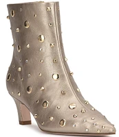 Jessica Simpson Viviana Stud & Rhinestone Booties