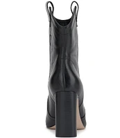 Jessica Simpson Xovira Leather Western Dress Booties