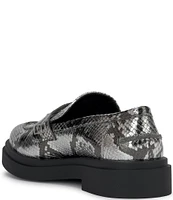 Jessica Simpson Xuris Metallic Snake Penny Loafers