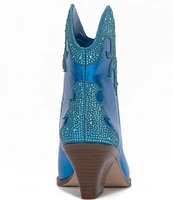 Jessica Simpson Zolly Metallic Rhinestone Western Booties