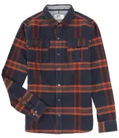 JETTY Arbor Tidal Flannel Long Sleeve Woven Shirt