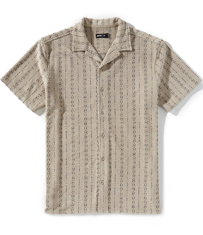 JETTY Asbury Short Sleeve Woven Camp Shirt