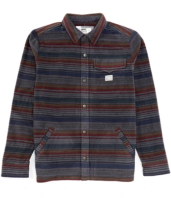 JETTY Concordia Fleece Long Sleeve Woven Shirt