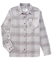 JETTY Shoals Corduroy Plaid Long Sleeve Woven Shirt