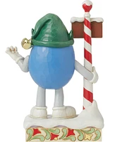 Jim Shore M&M's® by Jim Shore Blue M&M's Character Elf Figurine