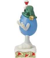 Jim Shore M&M's® by Jim Shore Blue M&M's Character Elf Figurine