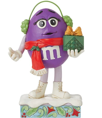 Jim Shore M&M'S® by Jim Shore Purple M&M's Characters with Gift Figurine