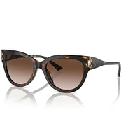 Jimmy Choo Women's JC5018U 54mm Havana Cat Eye Sunglasses