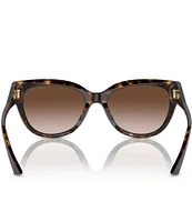 Jimmy Choo Women's JC5018U 54mm Havana Cat Eye Sunglasses