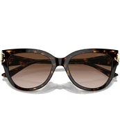 Jimmy Choo Women's JC5018U 54mm Havana Cat Eye Sunglasses