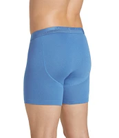 Jockey Signature Pima Cotton Mid-Rise Boxer Briefs 3-Pack