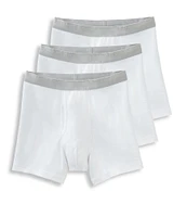 Jockey Signature Pima Cotton Mid-Rise Boxer Briefs 3-Pack