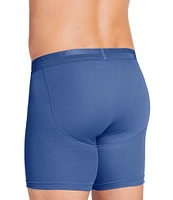 Jockey Signature Pima Cotton Mid-Rise 7.5#double; Inseam Boxer Briefs 3-Pack