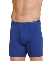 Jockey Signature Pima Cotton Mid-Rise 7.5#double; Inseam Boxer Briefs 3-Pack