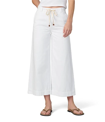 Joe's Jeans Addison Drawstring Wide Leg Ankle Length Pants