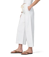Joe's Jeans Addison Drawstring Wide Leg Ankle Length Pants